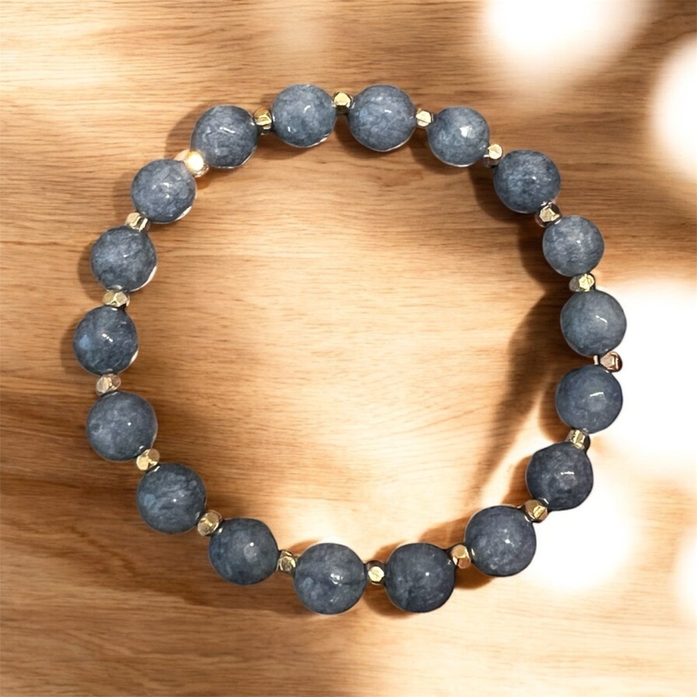 Denim Blue Jade bracelet